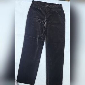 Vintage Rafaella Brown Straight Leg Velvet Pants